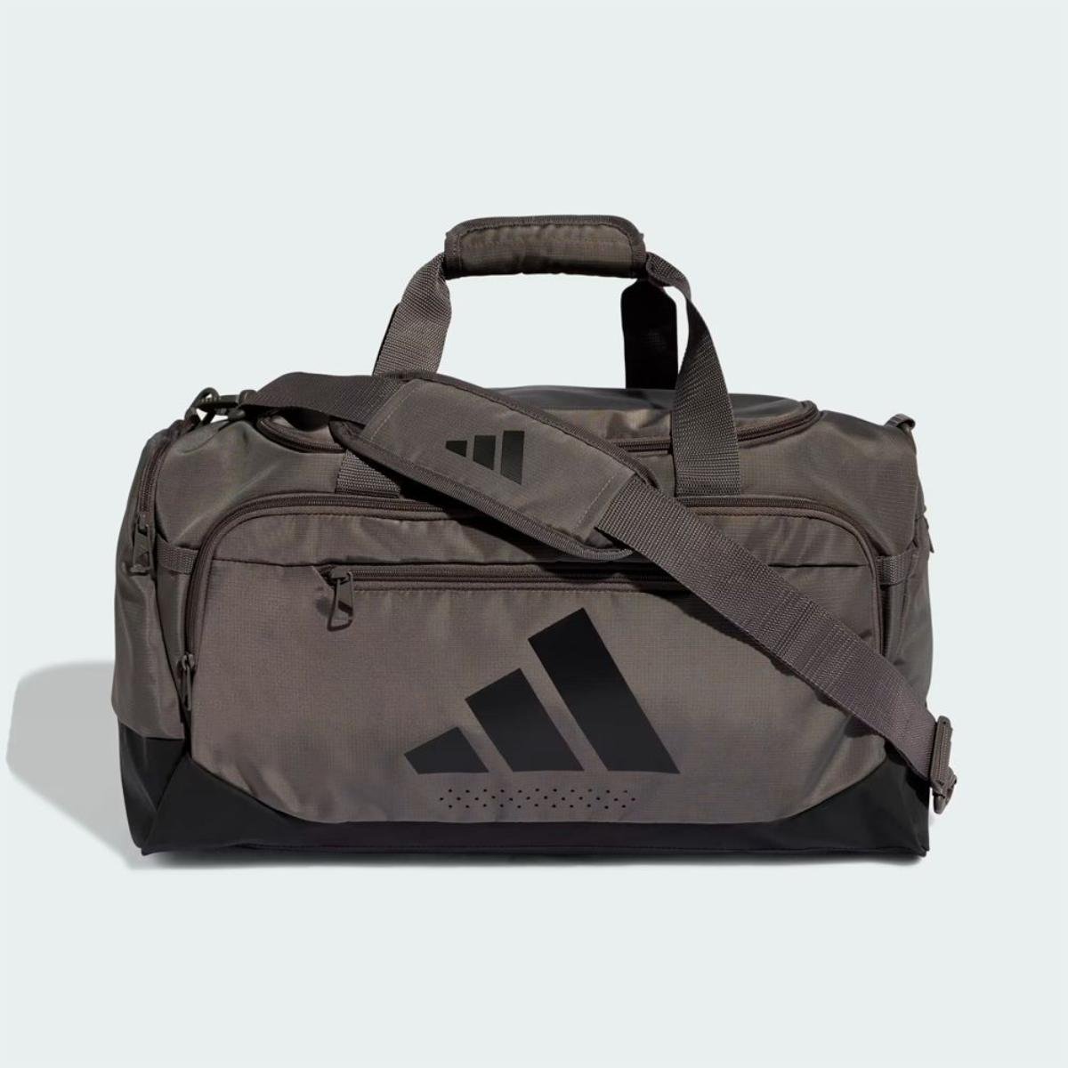 Bolsa adidas Duffle Gym S cinza e preta